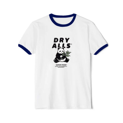 Dry Alls Human Made Panda Ringer Navy Tee