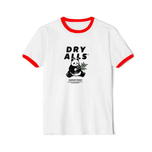 Dry Alls Human Made Panda Ringer Red Tee