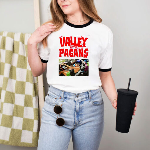 Gorillaz The Valley of the Pagans Dip Dye Ringer Tee