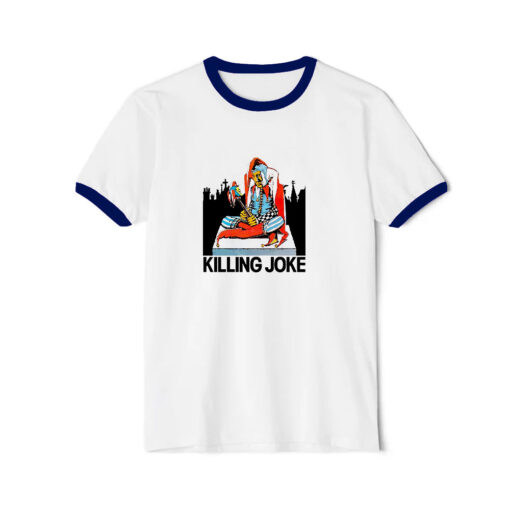 Killing Joke Empire Song Ringer Navy Tee