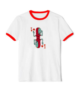 King Beavis Death Rock Ringer Red Tee