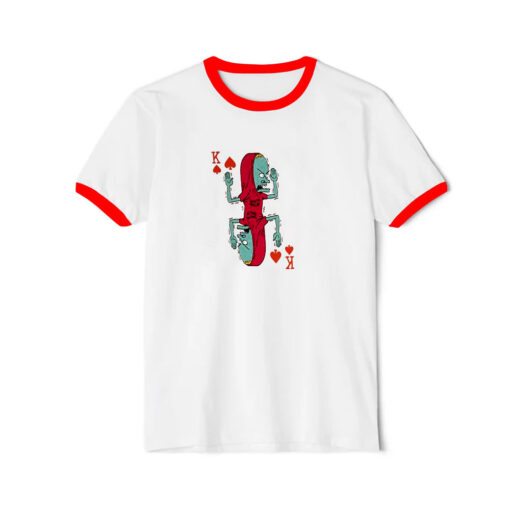 King Beavis Death Rock Ringer Red Tee