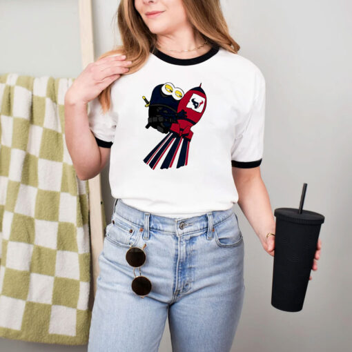 Minions Houston Texans Ringer Tee