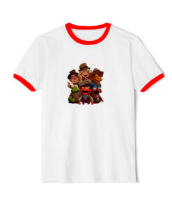 Muppet Or Man Funny Gang Ringer Red Tee