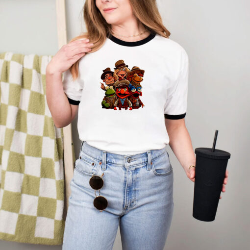 Muppet Or Man Funny Gang Ringer Tee