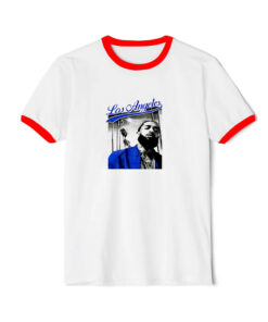 Nipsey Hussle Los Angeles Crenshaw Ringer Red Tee