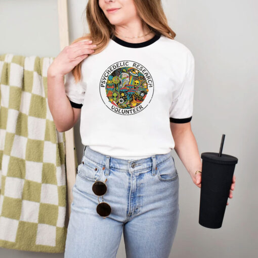 Psychedelic Research Volunteer Ringer Tee