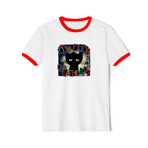 The Cure The Lovecats Vintage Ringer Red Tee