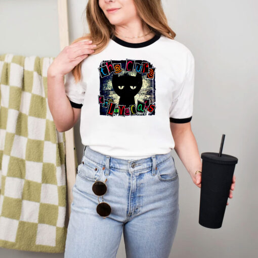 The Cure The Lovecats Vintage Ringer Tee