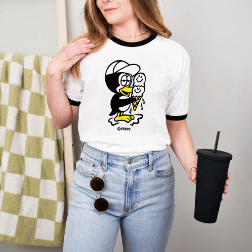 Uniqlo Pinguin Verdy rise again Ice Cream Ringer Tee