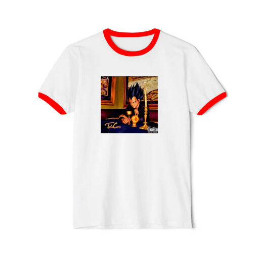 Vegeta Drake Dragon Ball Z Ringer Red Tee