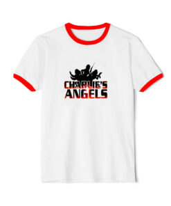 Vintage Charlie's Angels TV Show Movie Ringer Red Tee