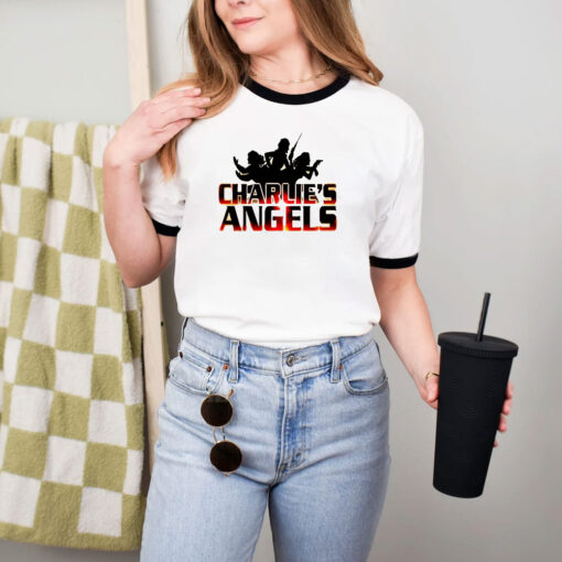 Vintage Charlie's Angels TV Show Movie Ringer Tee