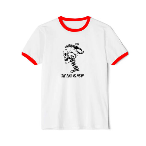 Xxxtentacion Revenge The End Is Near Ringer Red Tee