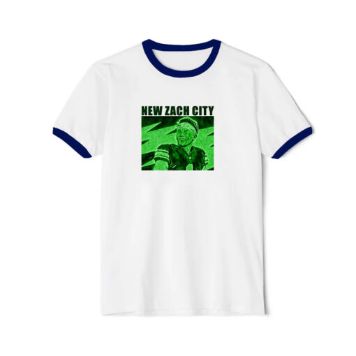 Zach Wilson New York Jets First Round Pick Ringer Navy Tee