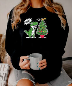 AHHH T Rex Christmas Sweatshirt