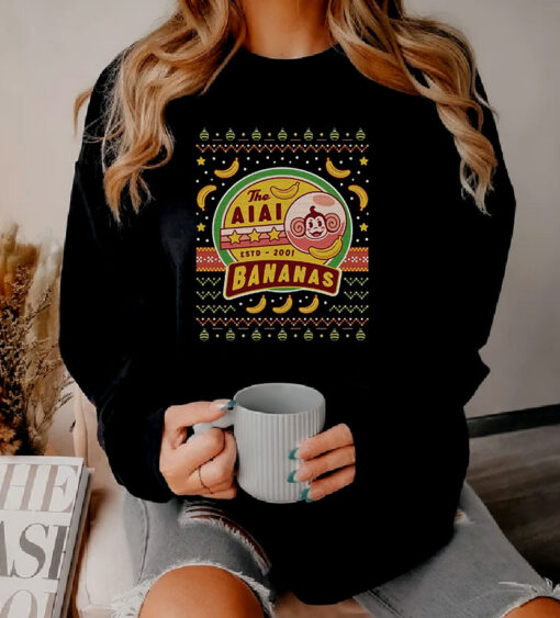 Aiai Bananas Ugly Sweater Sweatshirt