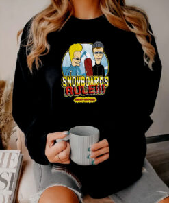 Beavis And Butt Head Snowboards Rule Sweatshirt