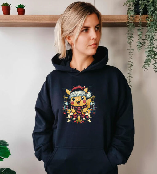 Christmas Electricity Pikachu Hoodie