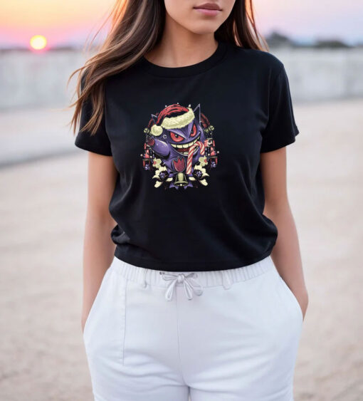 Christmas Ghost Gengar T Shirt