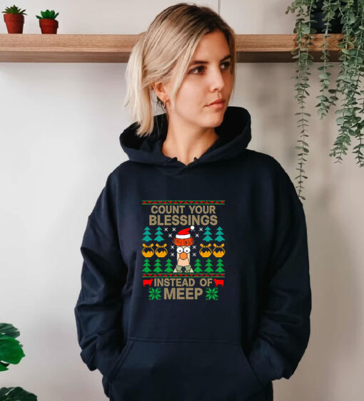 Count Your Blessings Instead Of Meep Hoodie