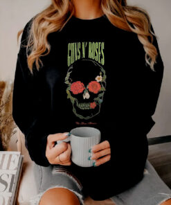 GUNS N' ROSES Flower Skull Sweatshirt