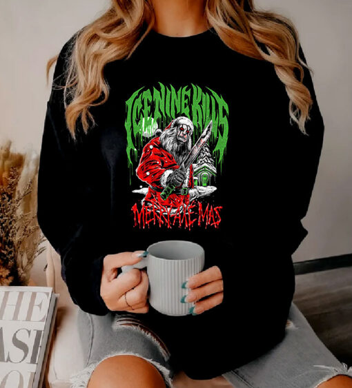 Ice Nine Kills Merry Axe Mas Band Sweatshirt