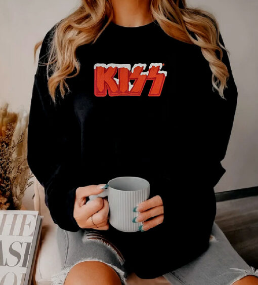 Kiss Holiday Christmas Logo Sweatshirt