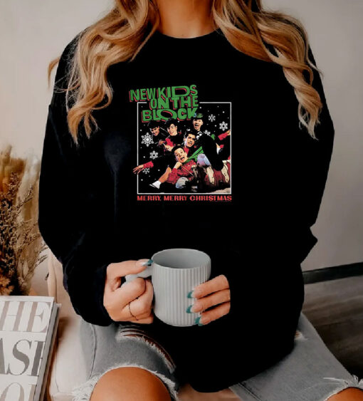 New Kids On The Block Merry Christmas Sweatshirt