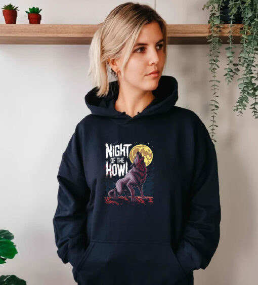 Night of the Howl Halloween Wolf Hoodie