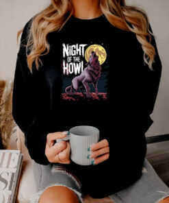 Night of the Howl Halloween Wolf Sweatshirt