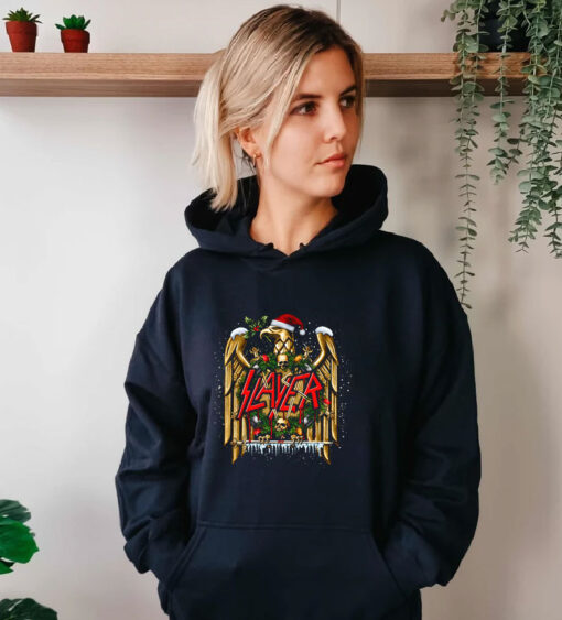 SLAYER Attractive Holiday Eagle Christmas Hoodie