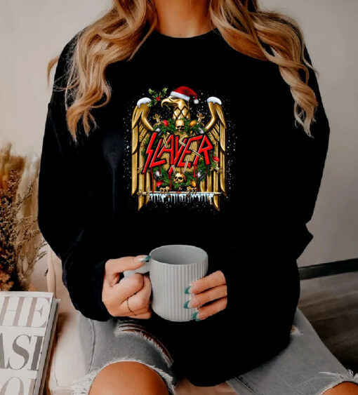 SLAYER Attractive Holiday Eagle Christmas Sweatshirt