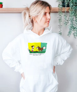 Vintage Quote Comic Strip Cartoon Dog Far Side Hoodie