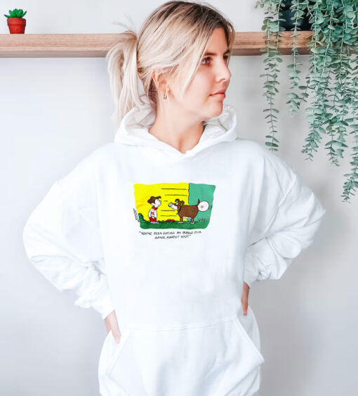 Vintage Quote Comic Strip Cartoon Dog Far Side Hoodie